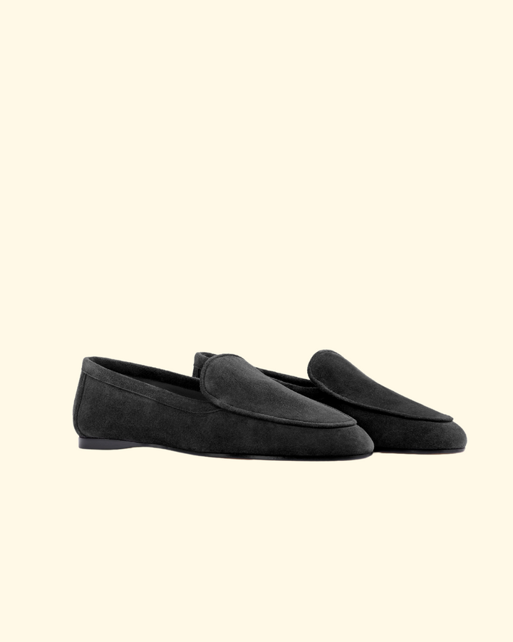 PREORDER Suede Loafer | Noir