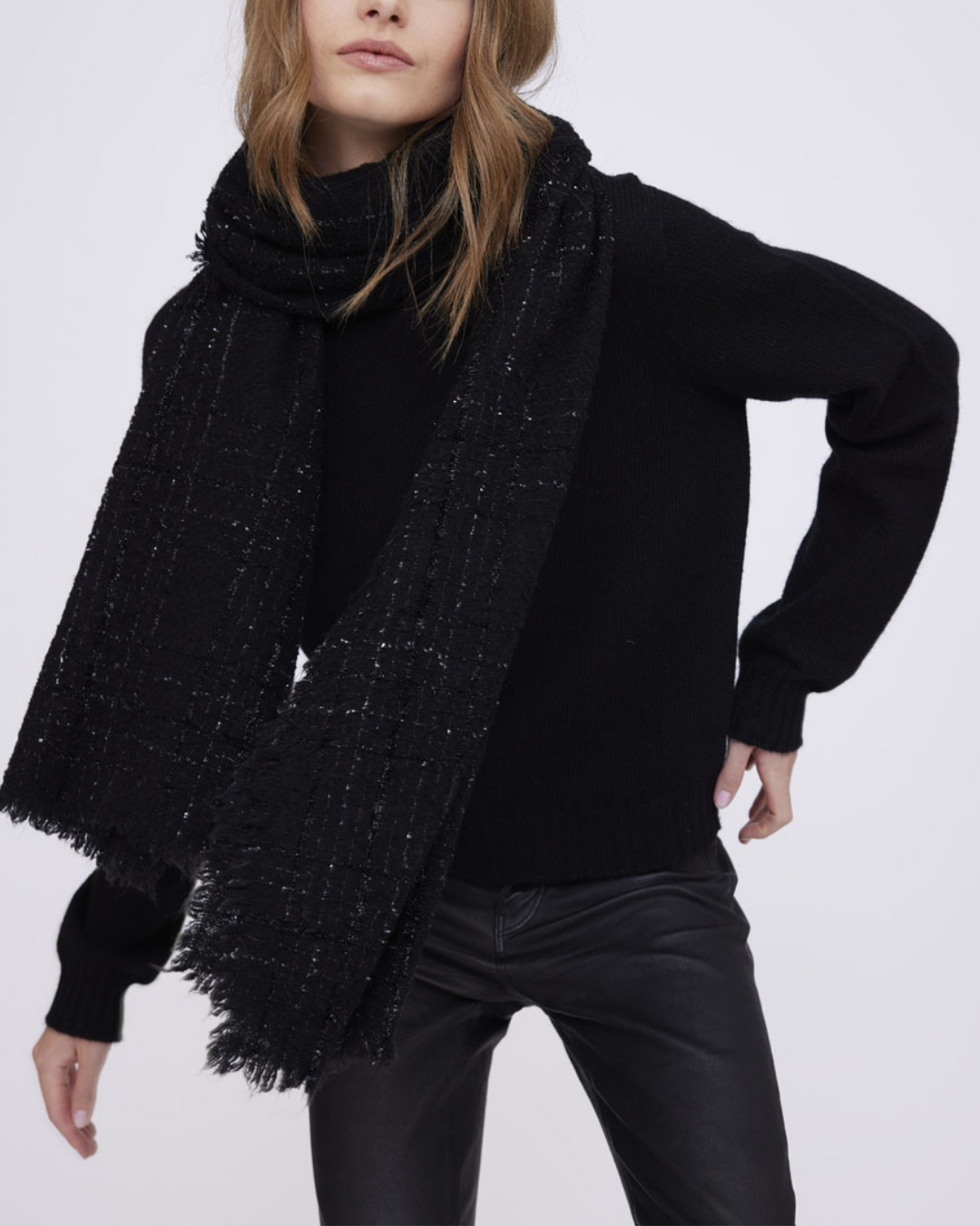 Adrienne | Black with Sequence