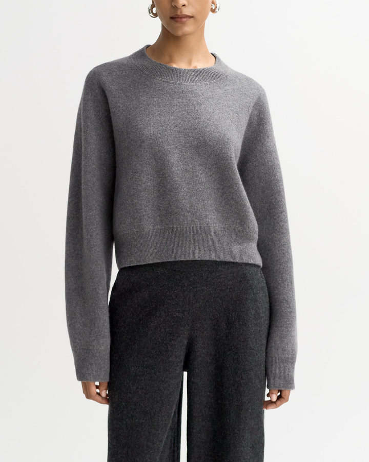 Double Faced Crewneck | Grey