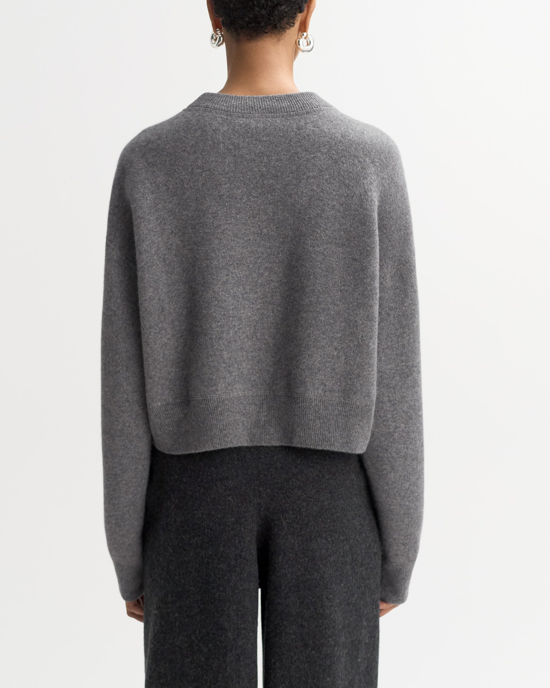 Double Faced Crewneck | Grey