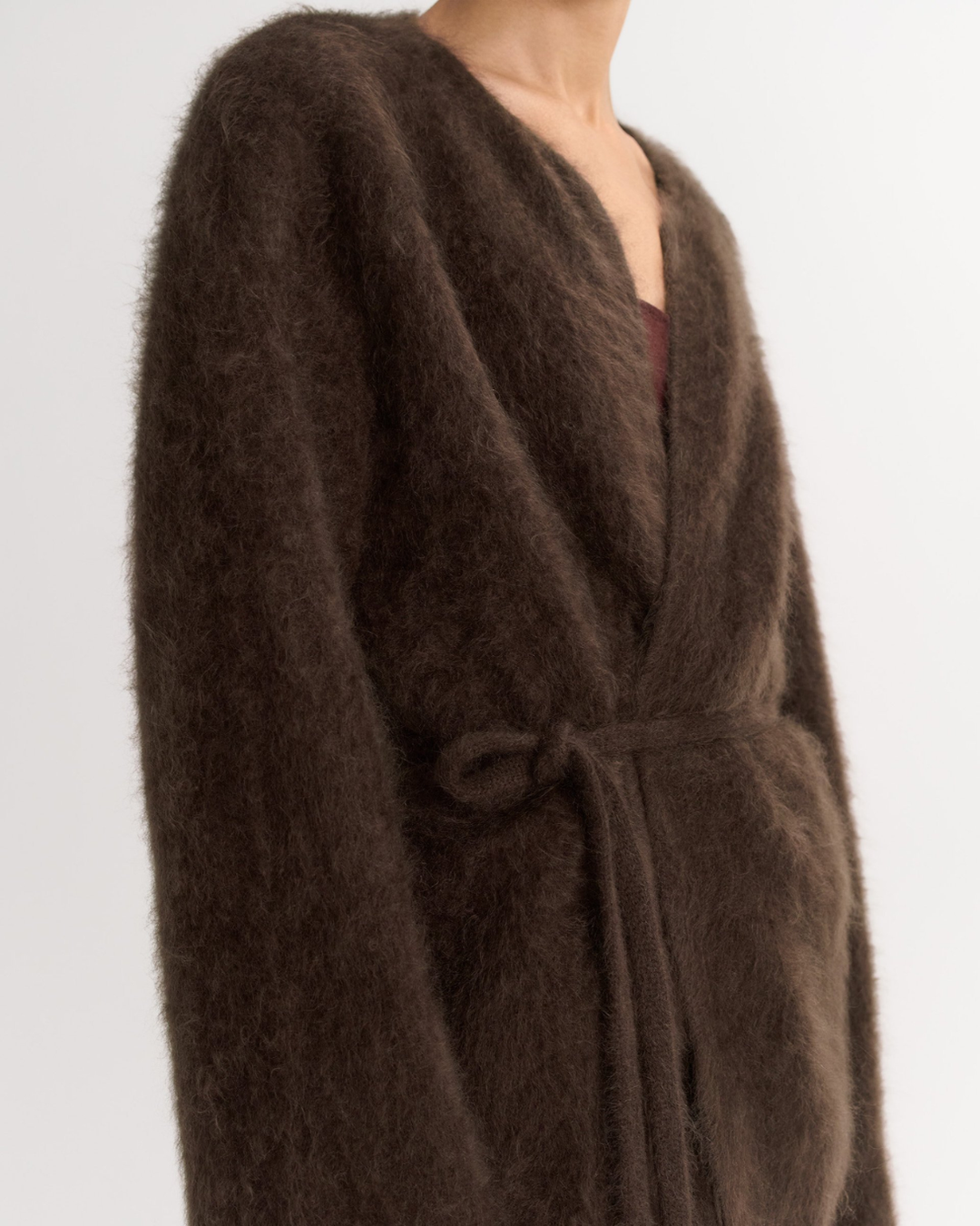 Brushed Cardigan | Mocha