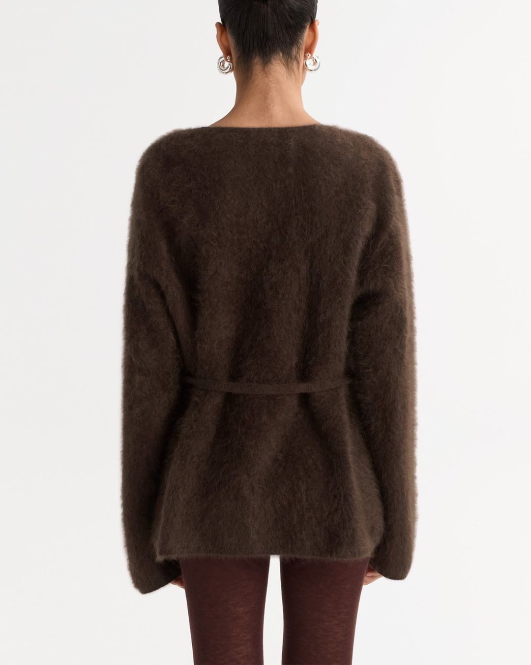 Brushed Cardigan | Mocha