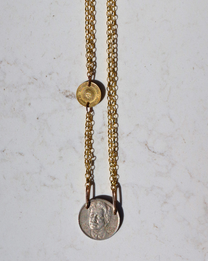 Brazil 1937 & Argentina 1972 | 19" Gold Filled