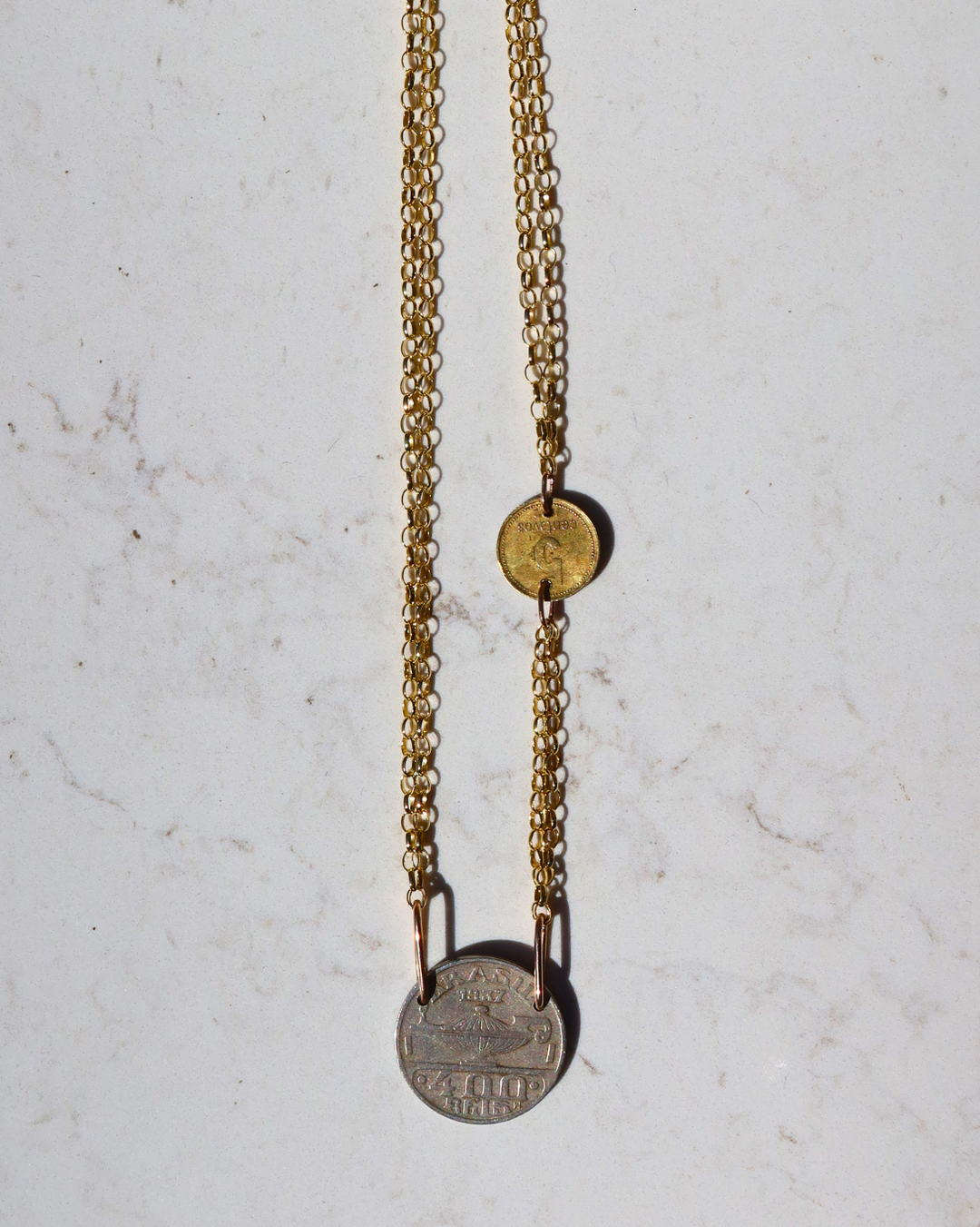Brazil 1937 & Argentina 1972 | 19" Gold Filled