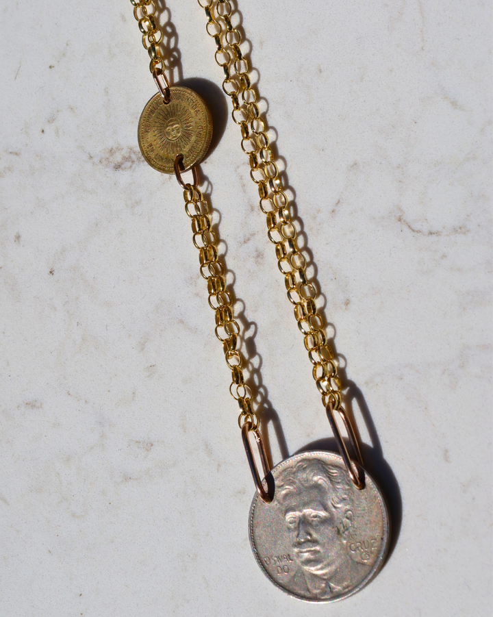Brazil 1937 & Argentina 1972 | 19" Gold Filled