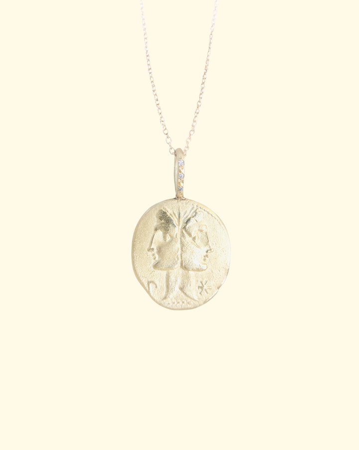 The Present Zodiac Gemini | 14k Yellow Gold