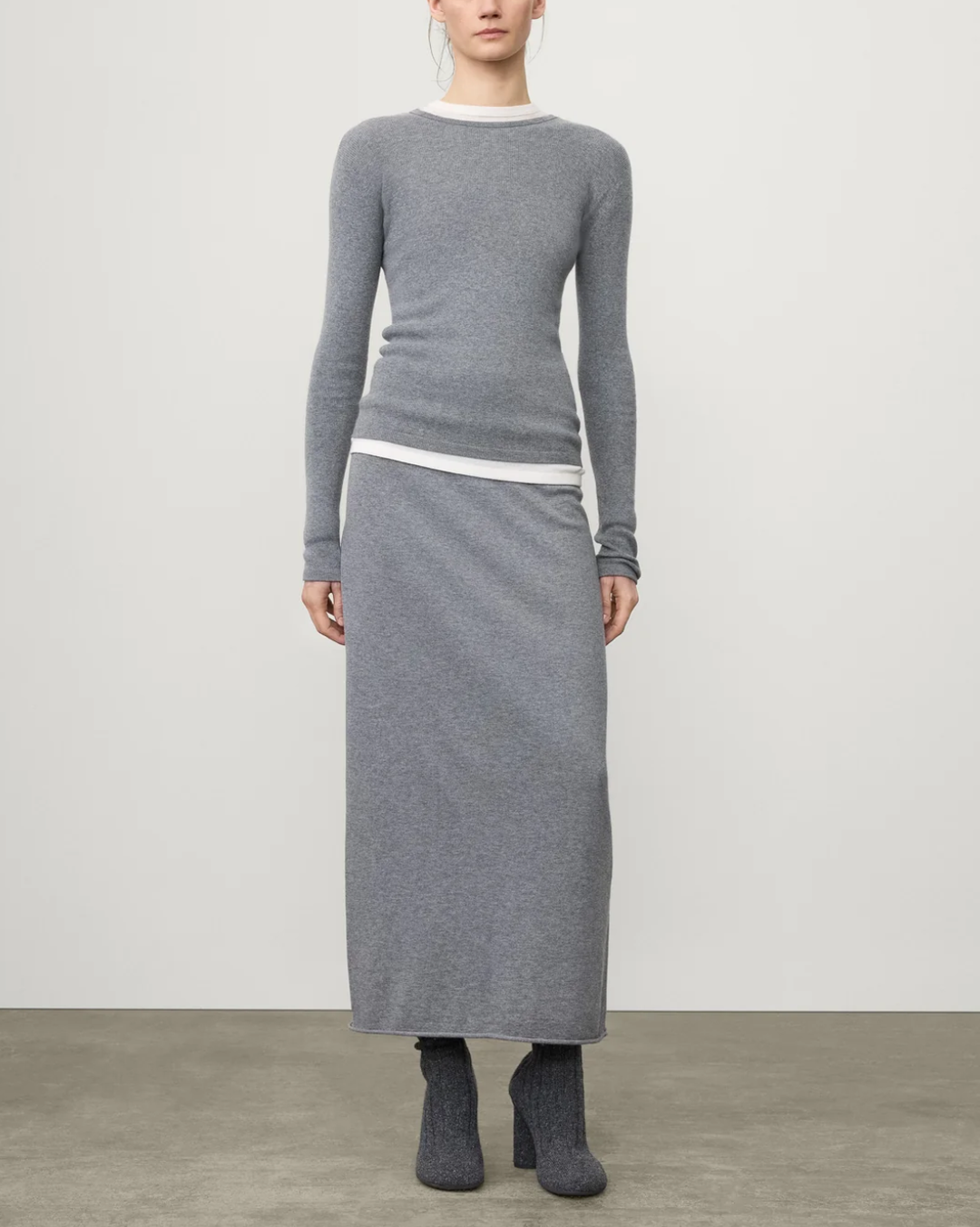 Vivian L/S T-Shirt | Deep Cloud