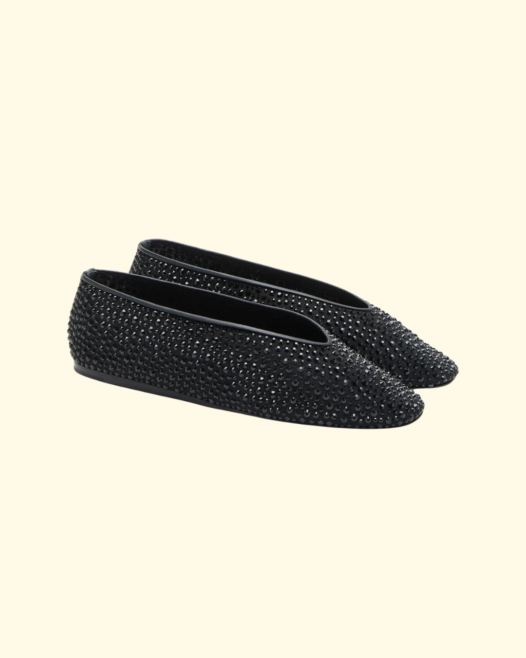 Luna Slipper | Black Crystal