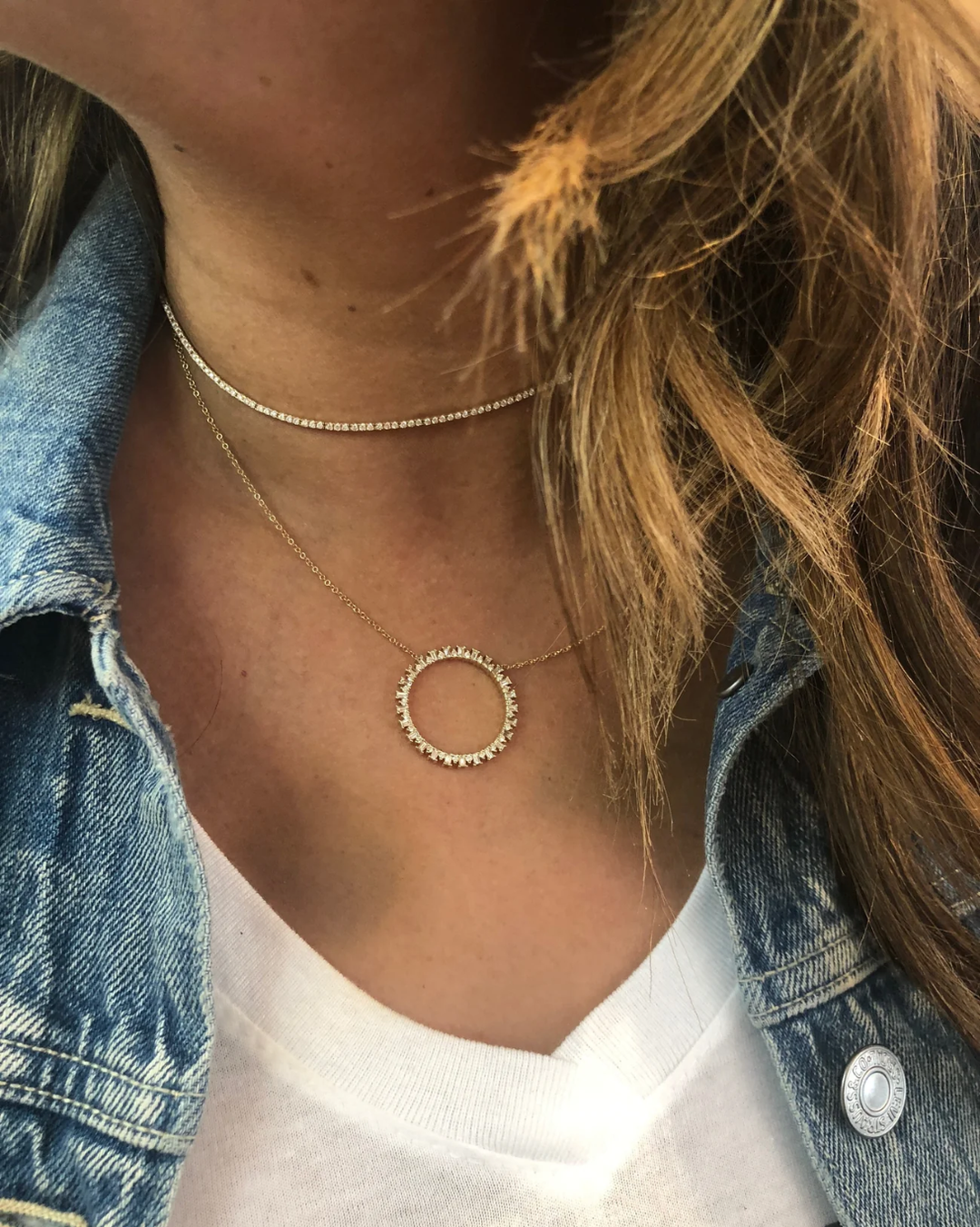 Diamond Ribbon Choker | 14k Yellow Gold - ONLINE ONLY