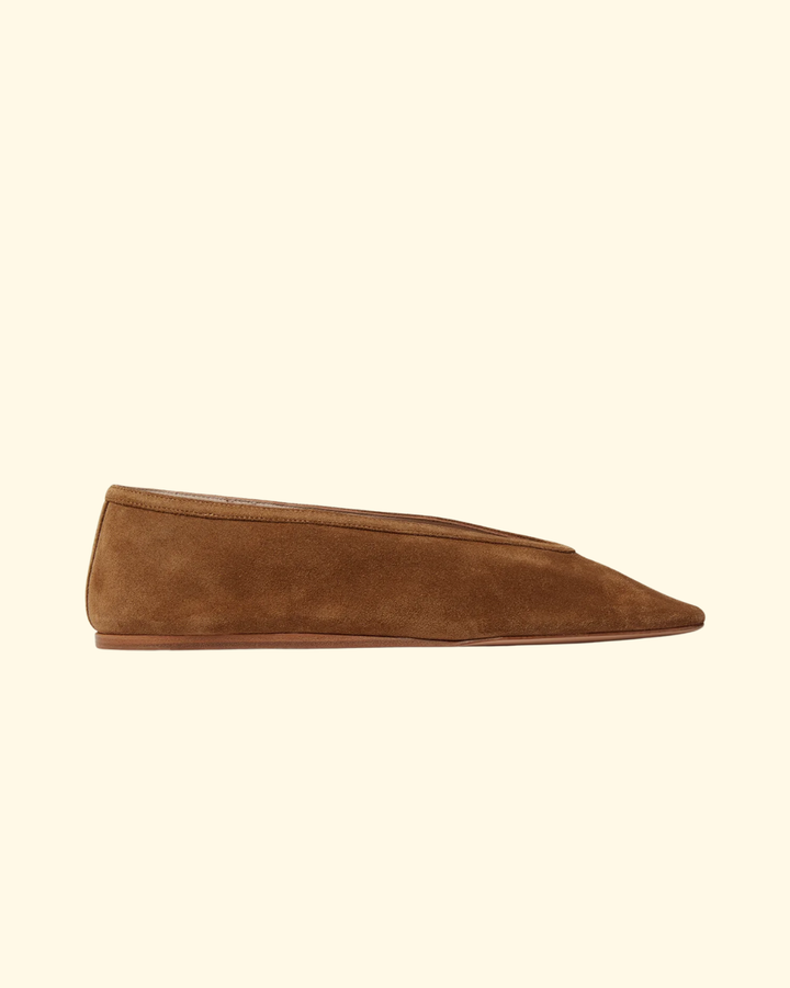 Luna Slipper | Taupe Suede