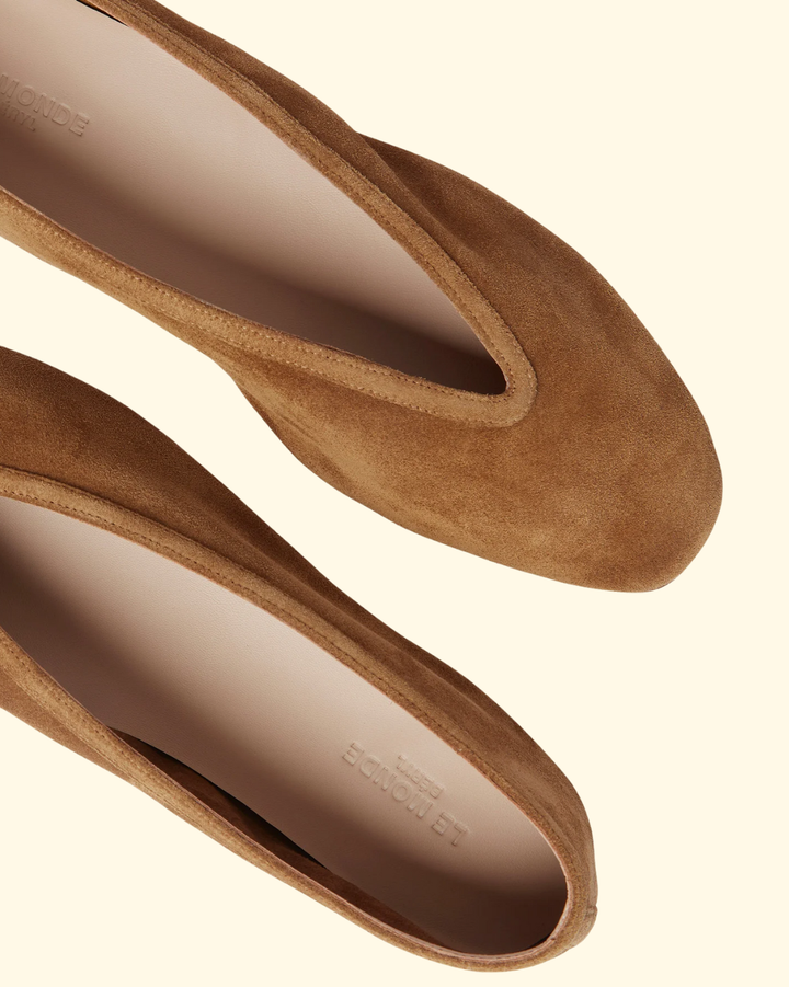 Luna Slipper | Taupe Suede