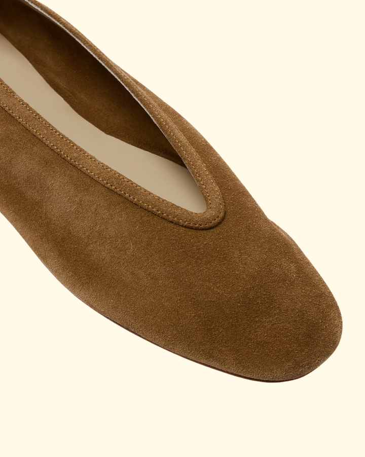 Luna Slipper | Taupe Suede