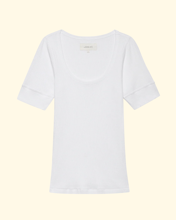The Baby Rib Ballet Tee | True White