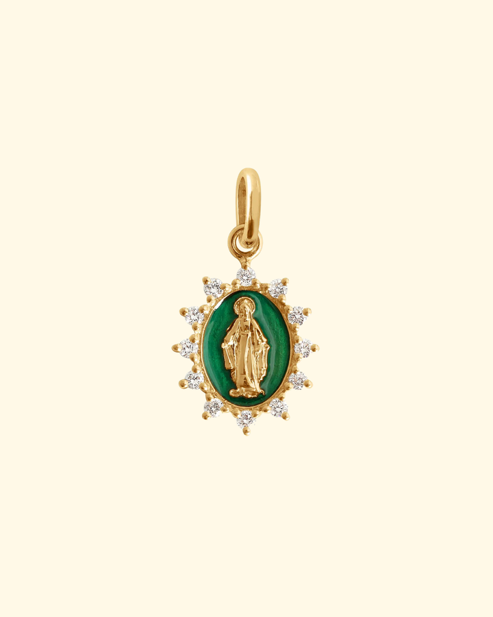 Petite Madone Supreme Diamond Pendant | Emerald