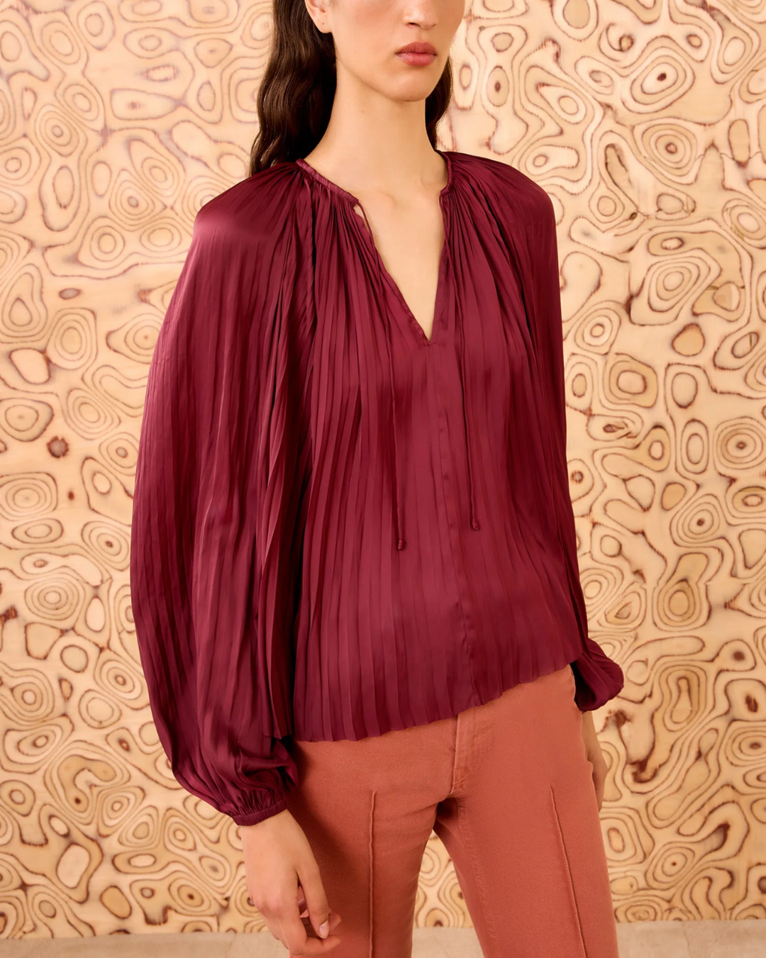 Electra Blouse | Claret