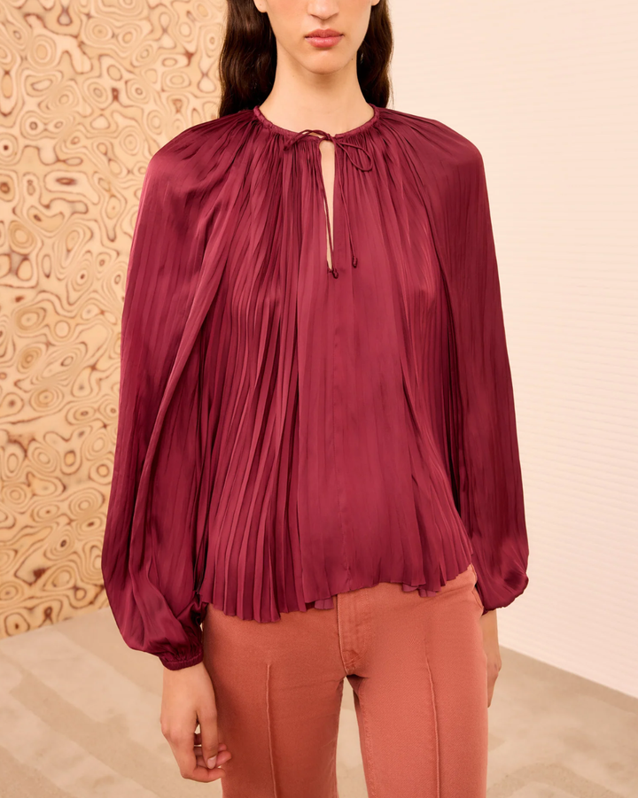 Electra Blouse | Claret