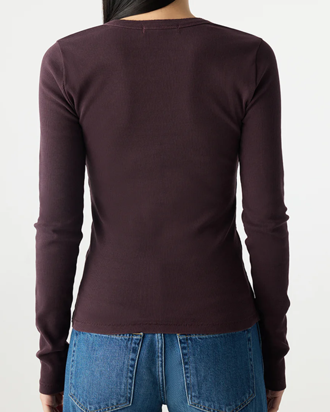 Angelina Long Sleeve | Aubergine