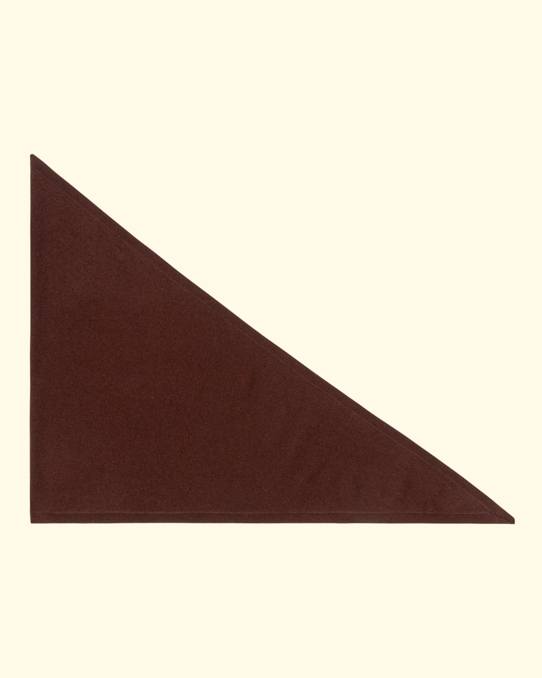 The Cashmere Kerchief Scarf | Chocolate
