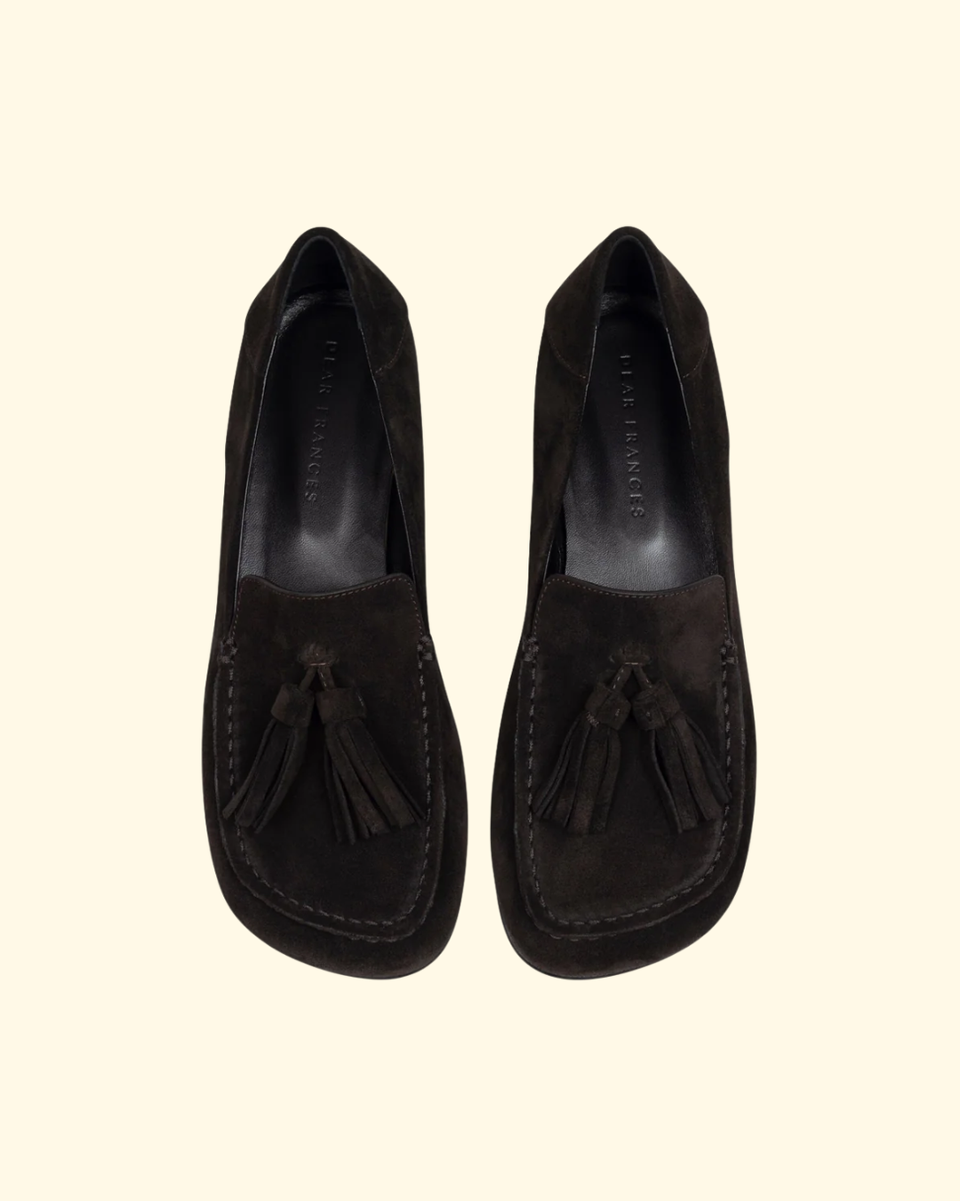 Drew Loafer Tassel | Brown Suede