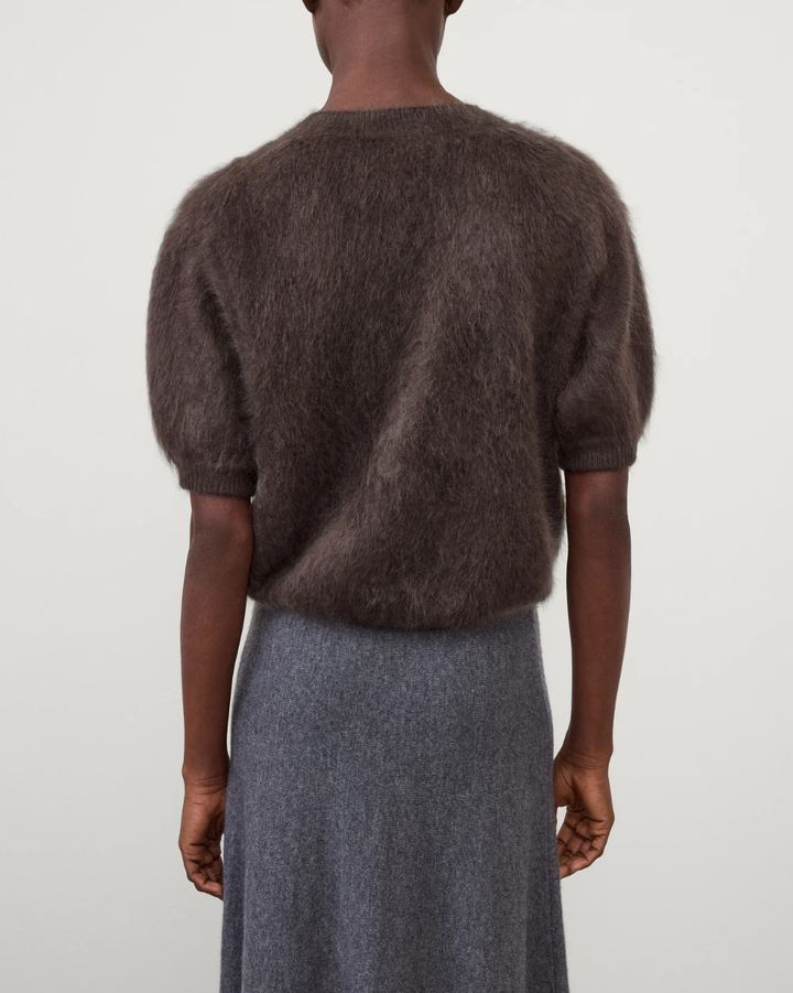 Juniper Argyle Sweater | Graphite/Cream