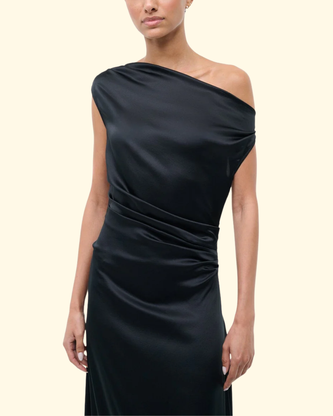 Phare Silk Maxi Dress | Black