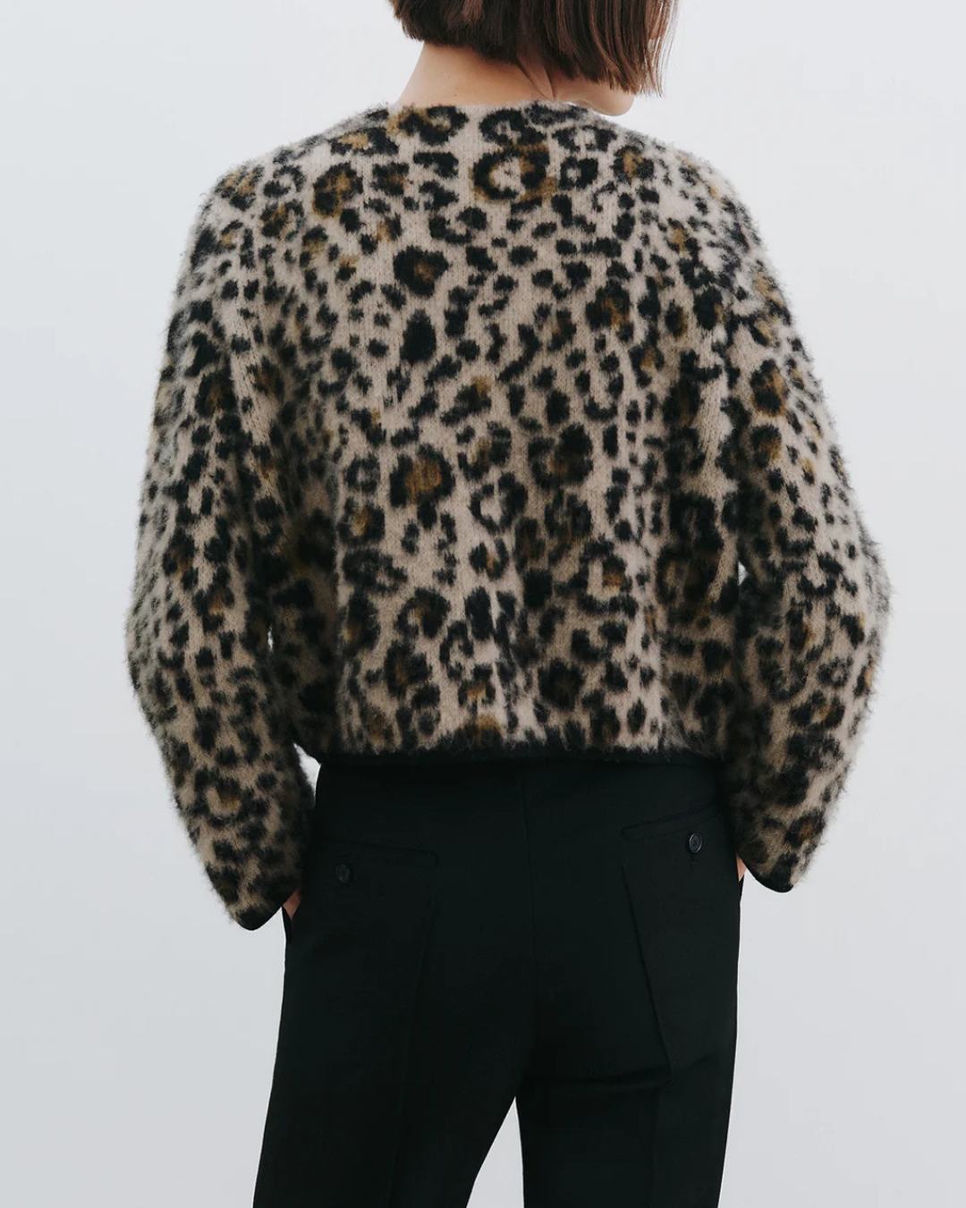 Beyton Cardigan | Jute Leopard