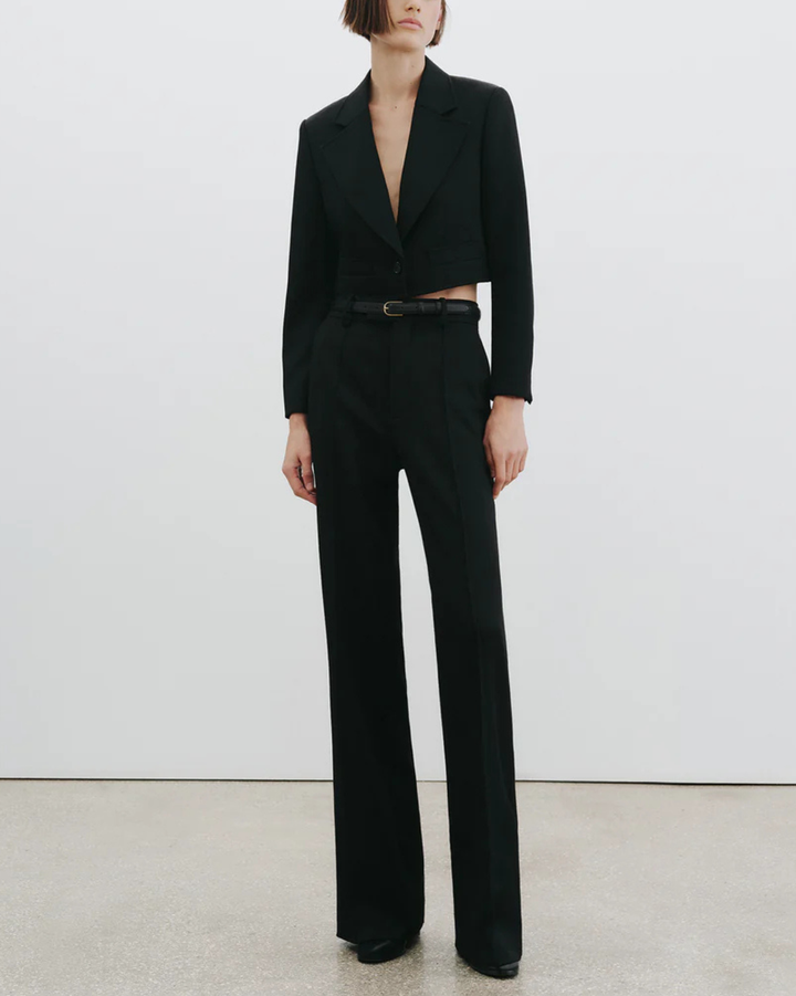 Belino Cropped Jacket | Black