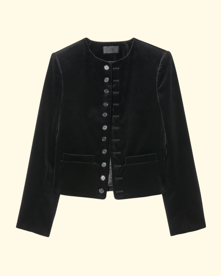 Patti Short Jacket | Black
