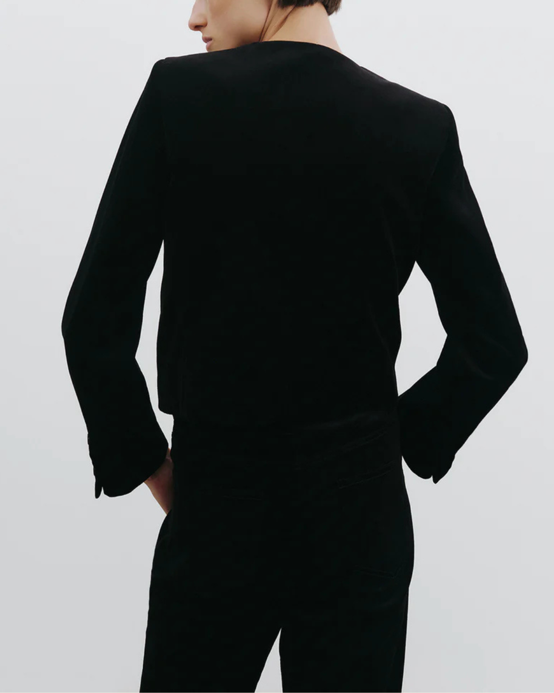 Patti Short Jacket | Black