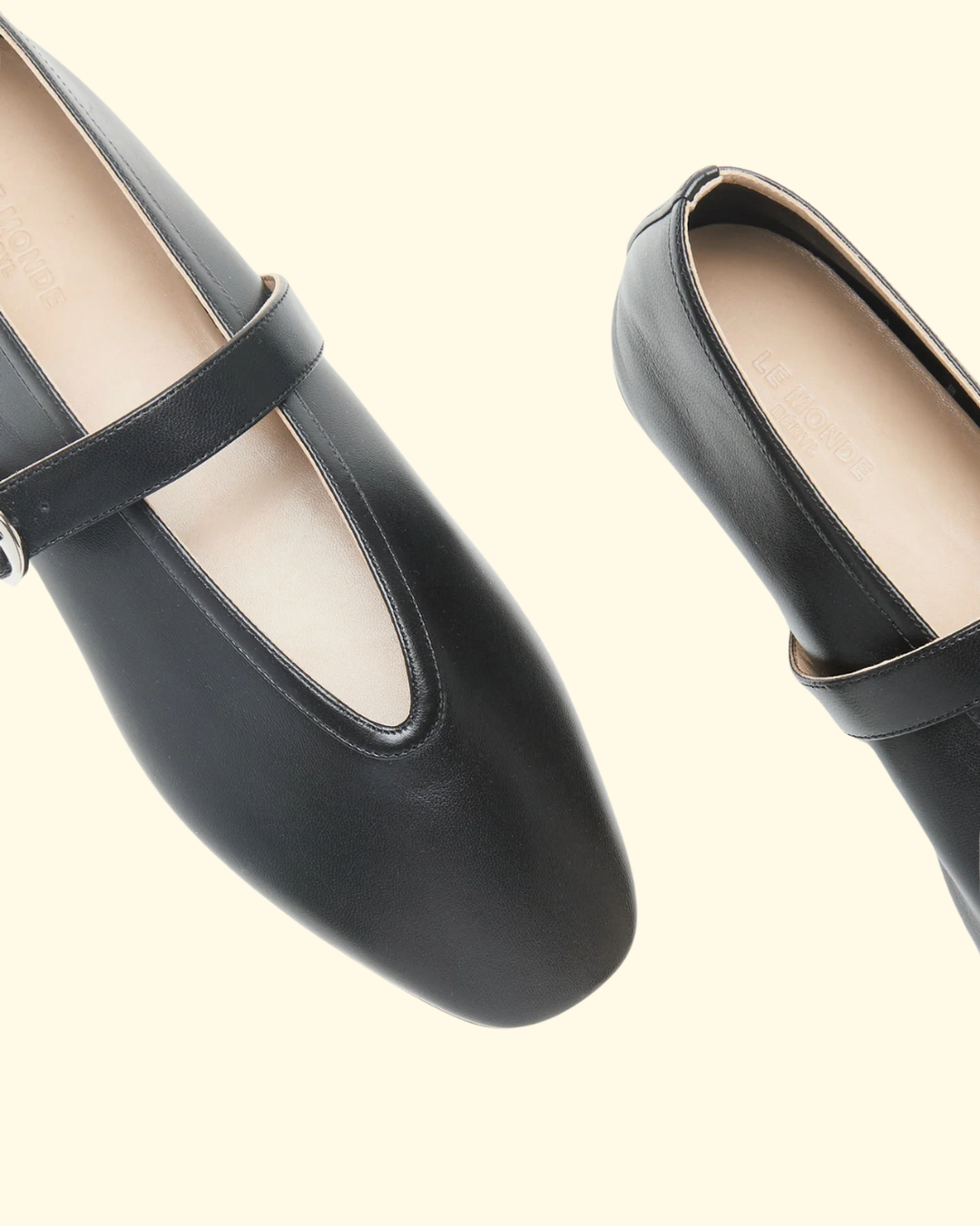 Stella Slipper | Black Leather