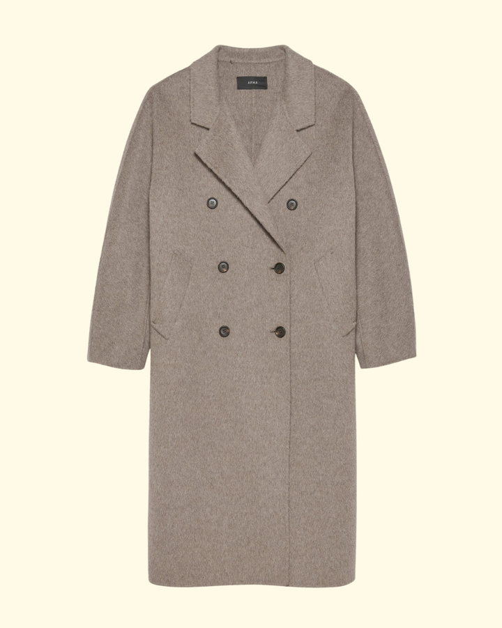 Marisa Wool Coat | Grey Taupe