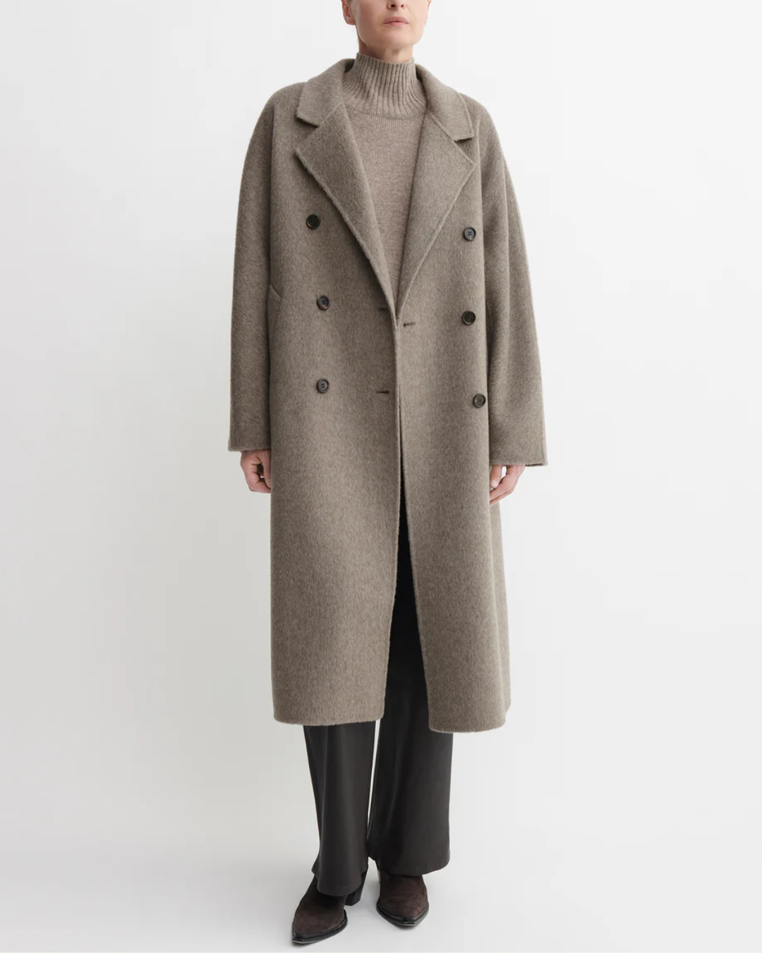 Marisa Wool Coat | Grey Taupe
