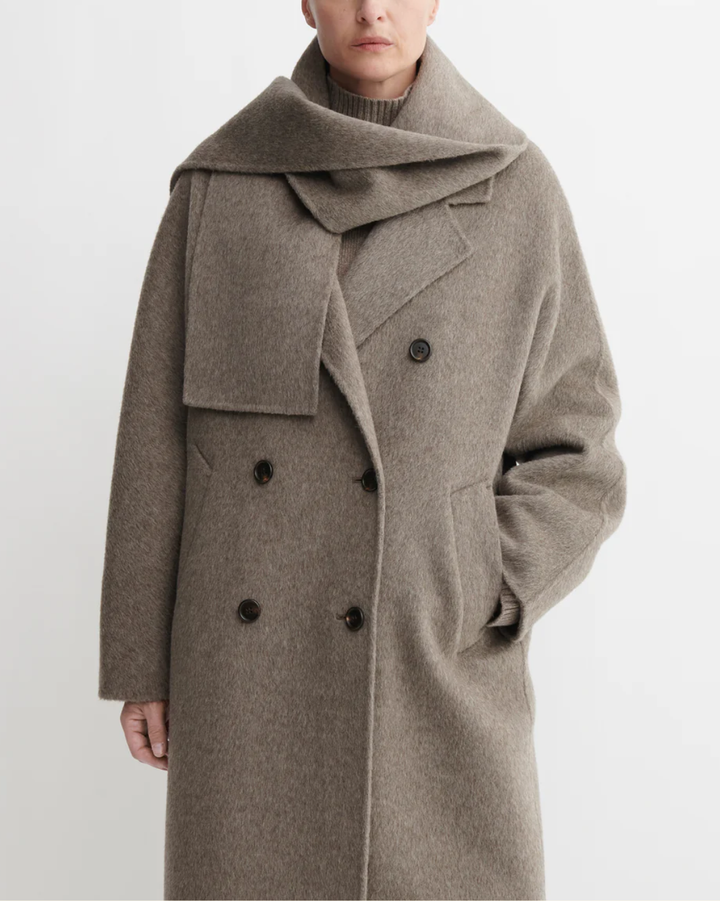 Marisa Wool Coat | Grey Taupe