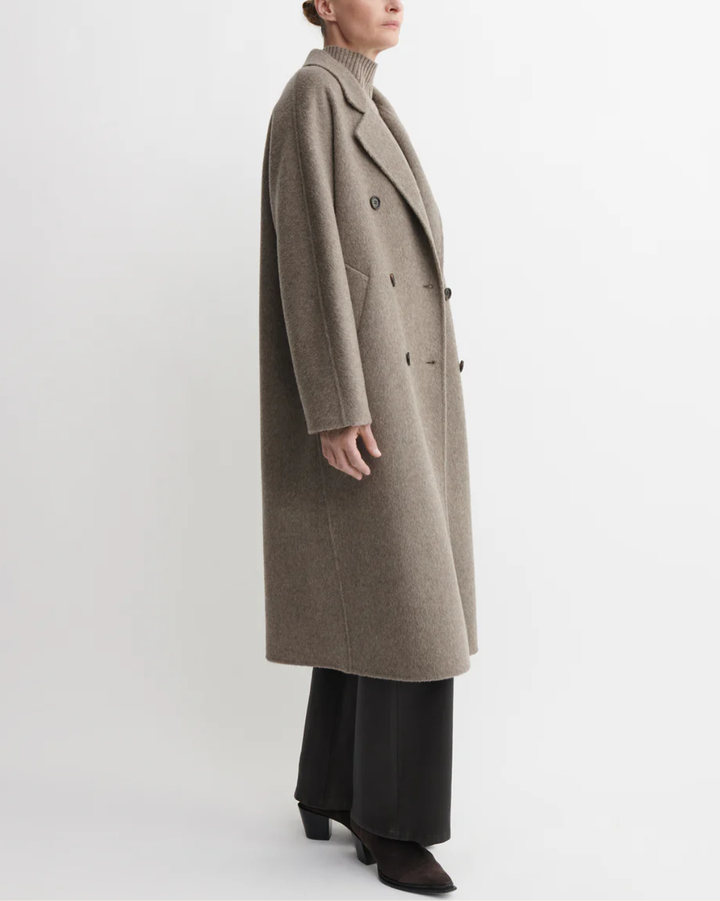 Marisa Wool Coat | Grey Taupe