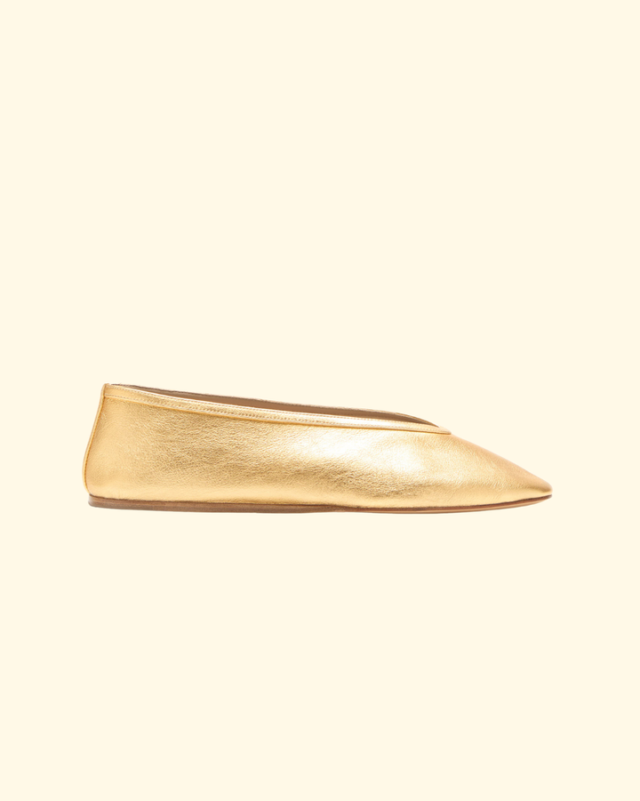 Luna Slipper | Antique Gold