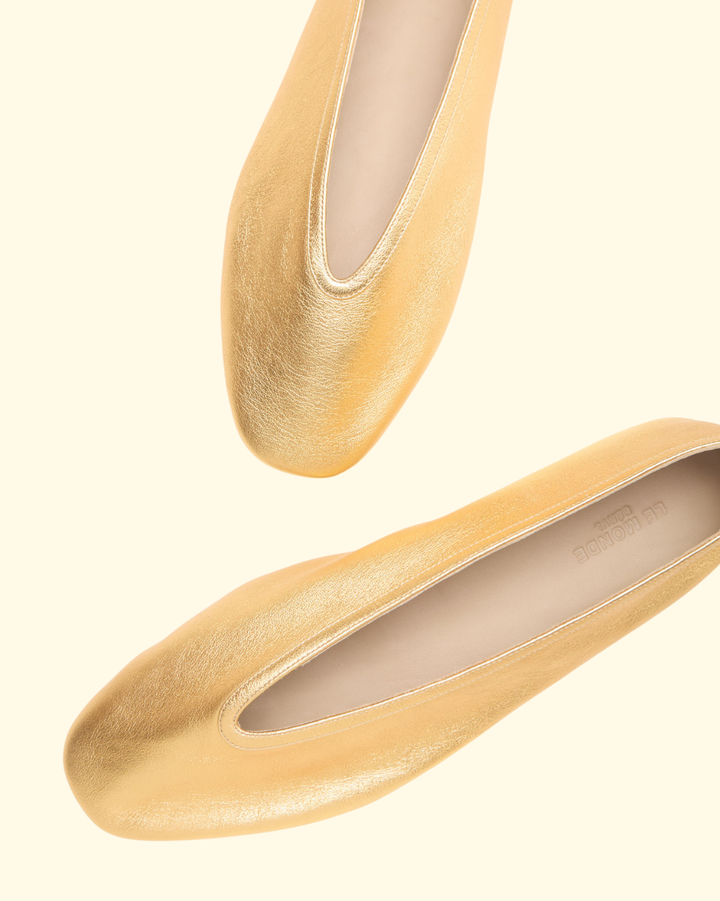 Luna Slipper | Antique Gold