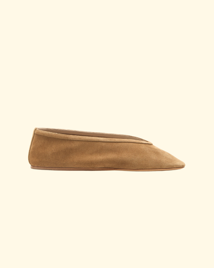 Luna Slipper | Taupe Suede