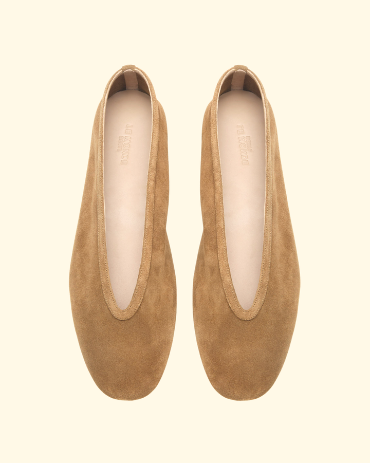 Luna Slipper | Taupe Suede