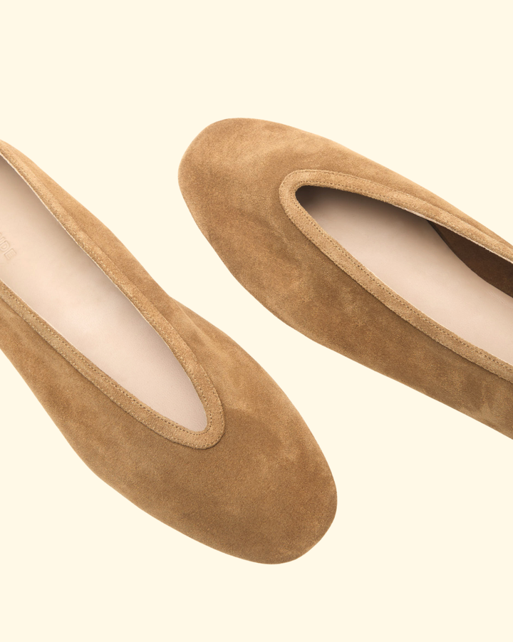 Luna Slipper | Taupe Suede