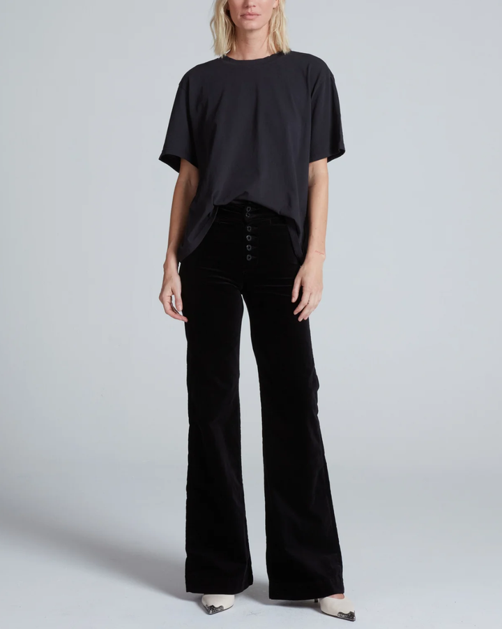 Brighton Velvet Pant | Black