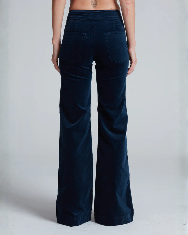 Brighton Velvet Pant | Navy