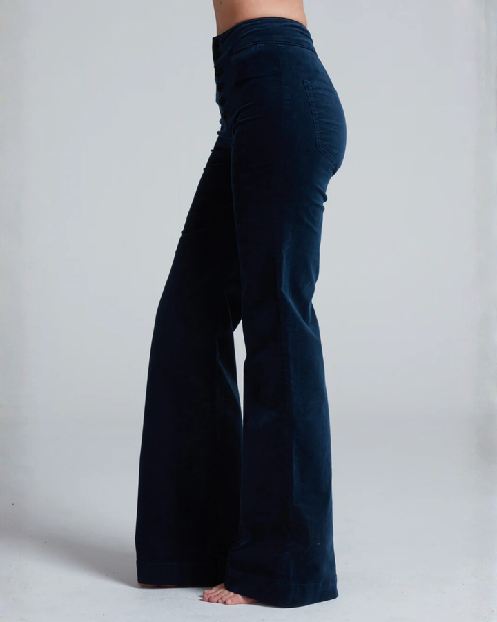Brighton Velvet Pant | Navy