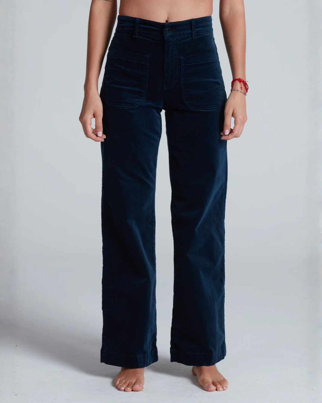 Sailor Velvet Pant | Navy