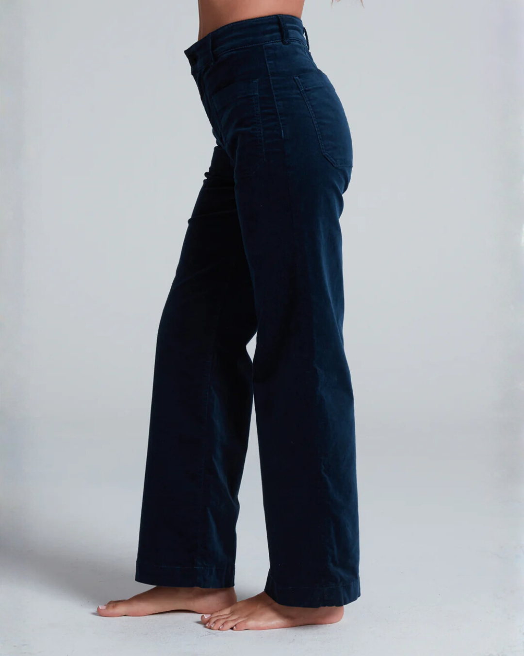 Sailor Velvet Pant | Navy