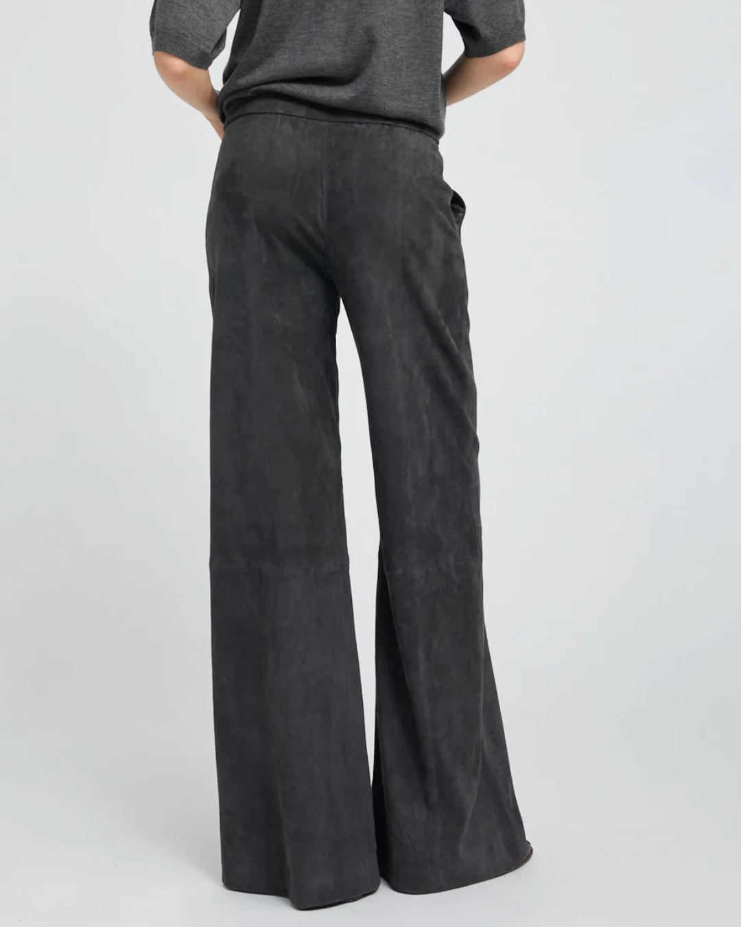 Wide Leg Pant | Charcoal