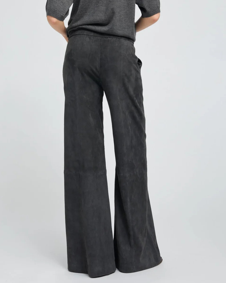 Wide Leg Pant | Charcoal