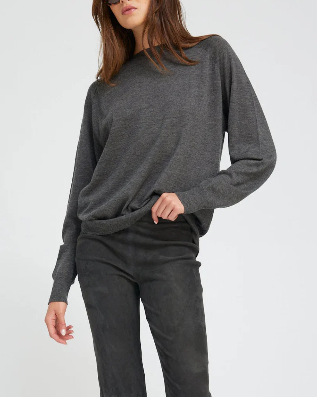 Boyfriend Sweater | Charcoal