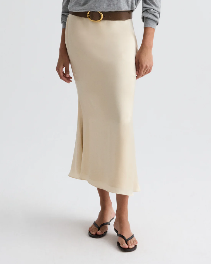 At Last Midi Skirt | Parchment
