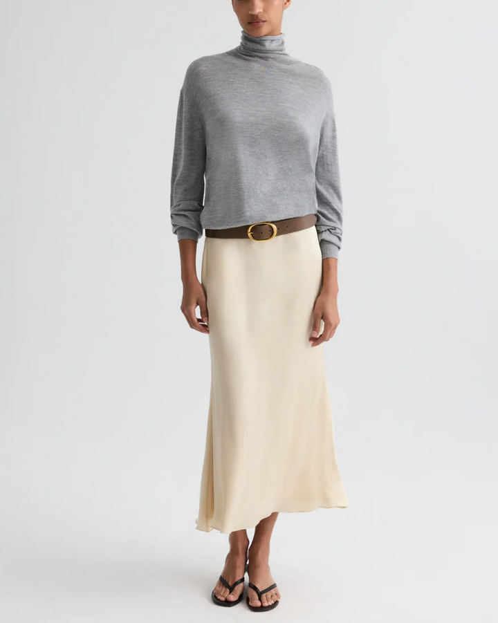 At Last Midi Skirt | Parchment