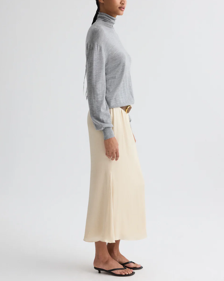 At Last Midi Skirt | Parchment
